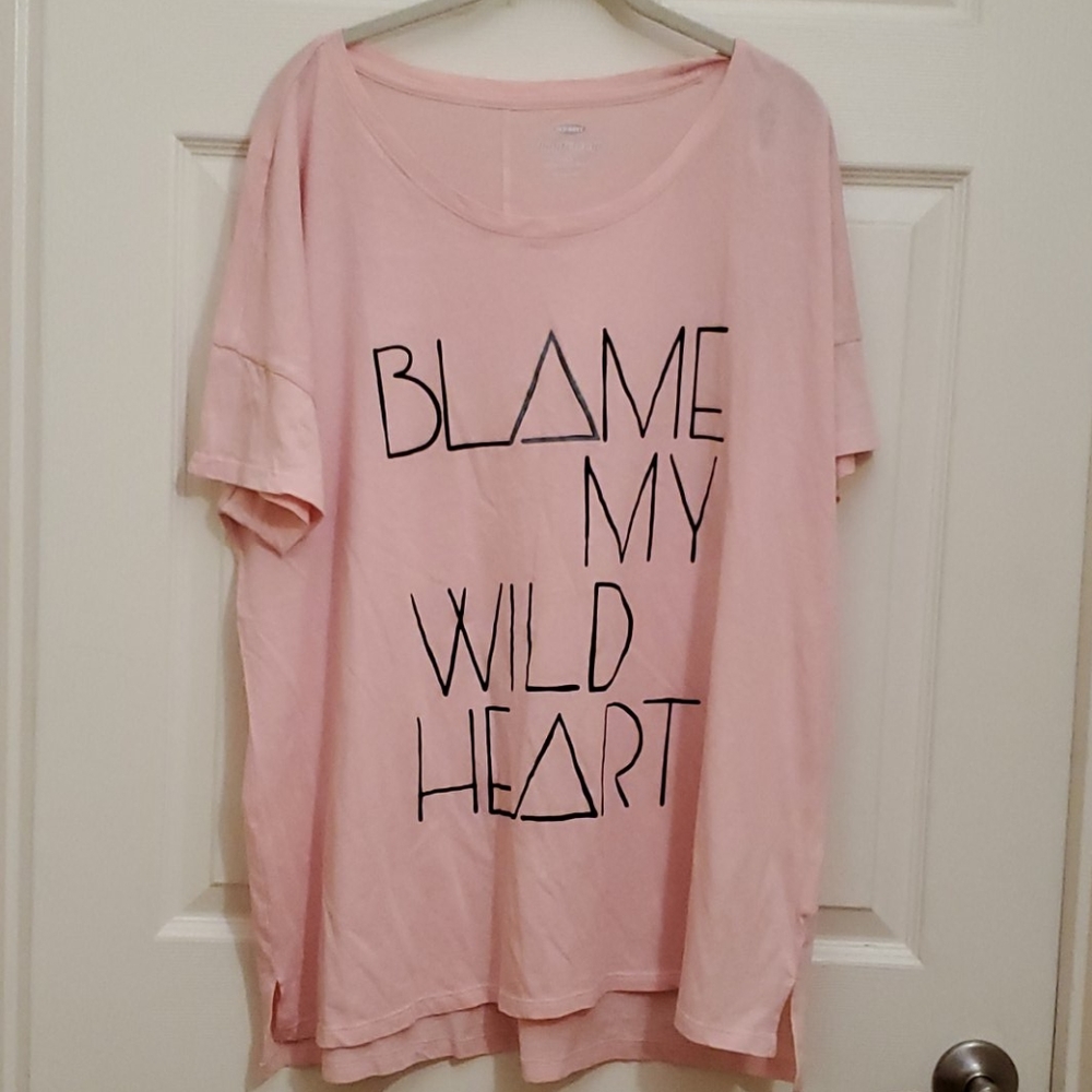 Old Navy Blame my wild heart shirt